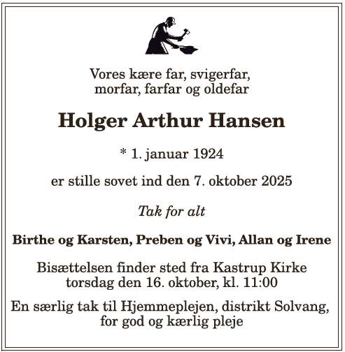 Holger Arthur Hansen 1210387654