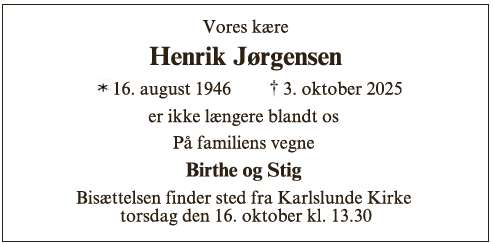 Henrik Jørgensen - ID 67495