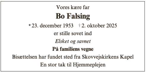 Bo Falsing  67427