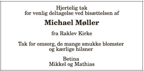 Michael Møller ID: 19375