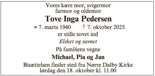 Tove Inga Pedersen  67616