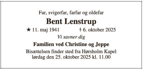 Bent Lenstrup.