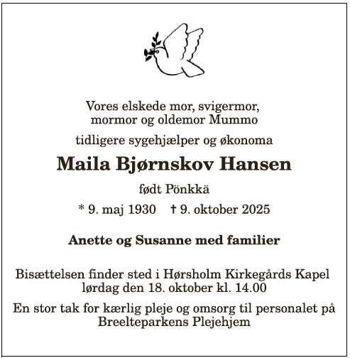 Maila Hansen - 1210388293