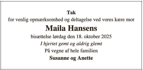 Maila Hansen/TAK - 30662