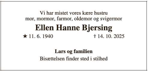 Ellen Hanne Bjersing