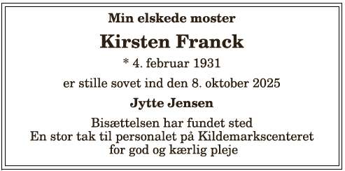Kirsten Franck - 1210387855