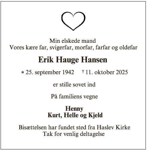 Erik Hauge Hansen  - 67697