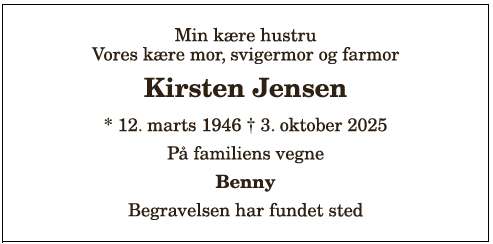 Kirsten Jensen - 1210387460