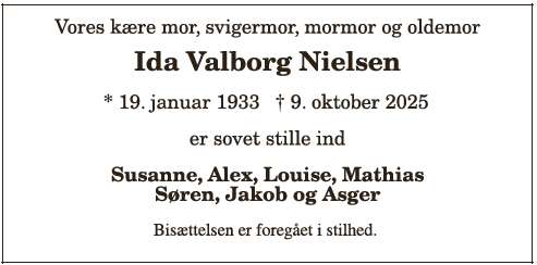 Ida Valborg Nielsen, 19441,