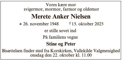 Merete Anker Nielsen - ID 67794