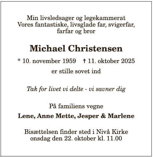 Michael Christensen - 1210388436