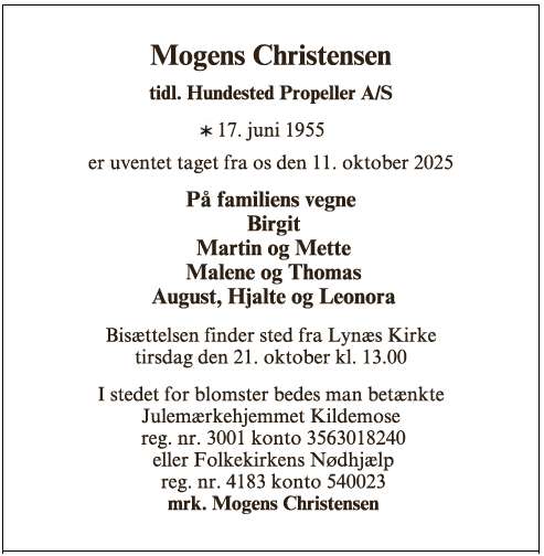 Mogens Kaj Christensen  - 67680