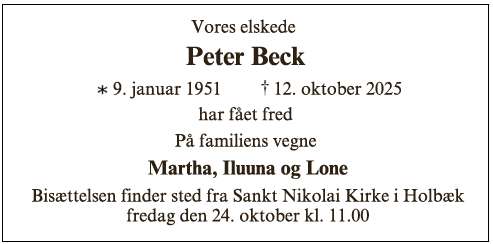 Peter Beck  - 67688
