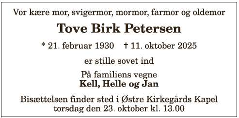 Tove Birk Petersen - 1210388294