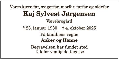 Kaj Sylvest Jørgensen - 1210388063