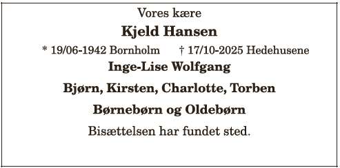 Kjeld Hansen ID: 19448