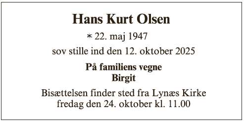 Hans Kurt Olsen  67695