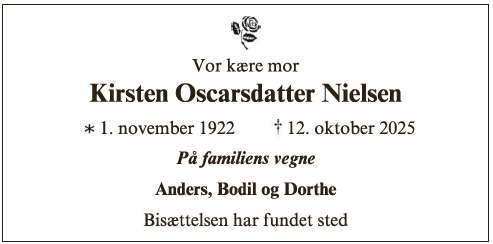 Kirsten Oscarsdatter Nielsen  67693