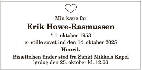 Erik Howe-Rasmussen - 1210388583
