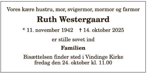 Ruth Westergaard 1210388750