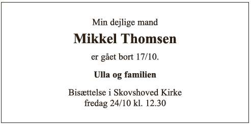 Mikkel Thomsen