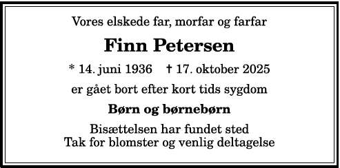 Finn Petersen - 1210388812