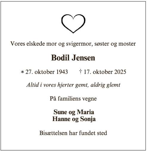 Bodil Jensen  - 68040