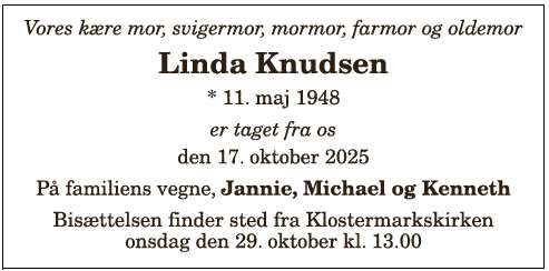 Linda Knudsen - 1210388888