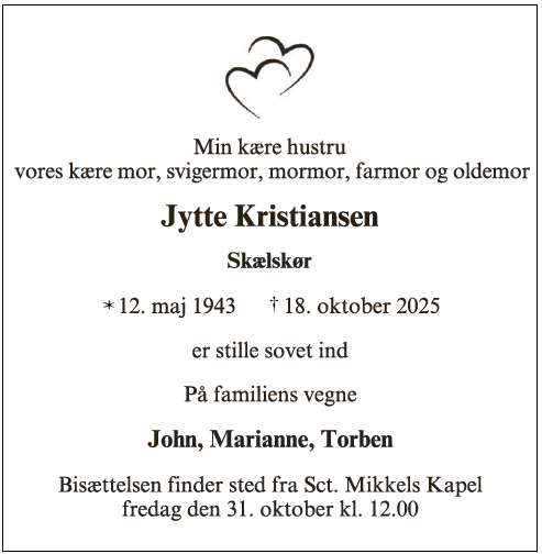 Jytte Marie Kristiansen - ID 67912