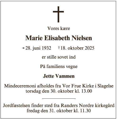 Marie Elisabeth Nielsen - ID 68055