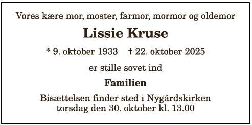 Lissie Kruse - 1210389393