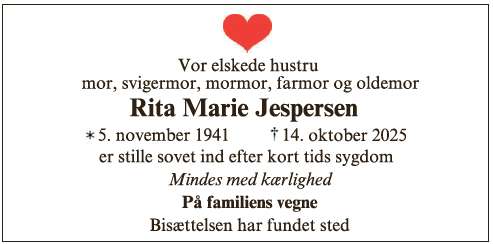 Rita Marie Jespersen - ID 67789