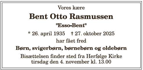 Bent Otto Rasmussen - 1210389796