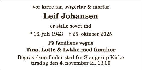 Leif Johansen - 1210389603