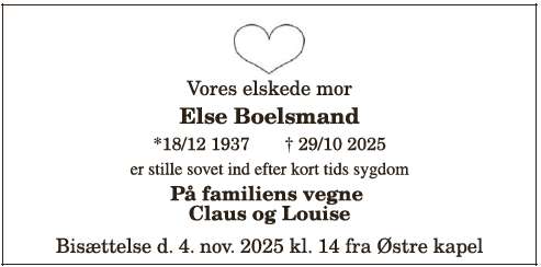Else Boelsmand - ID: 19547