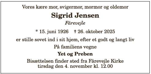 Sigrid Jensen - 1210389739