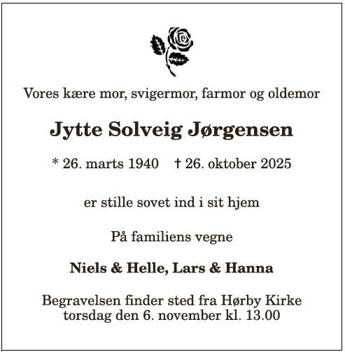 Jytte Solveig Jørgensen - 1210389902