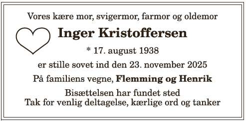 Inger Nielsen Kristoffersen - 1210392894