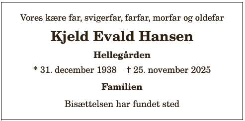 Kjeld Evald Hansen