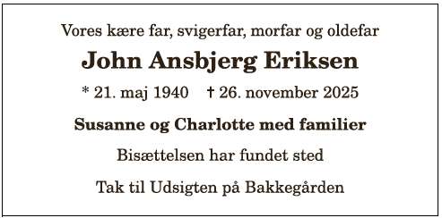 John Ansbjerg Eriksen