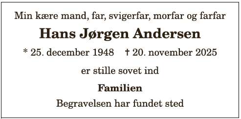 Hans Jørgen Andersen - 1210392404