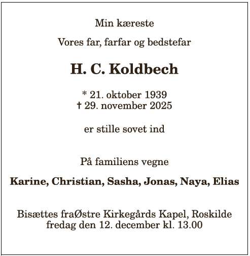 H. C. Koldbech - 1210393119
