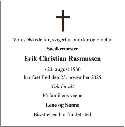 Erik Christian Rasmussen - ID 69337