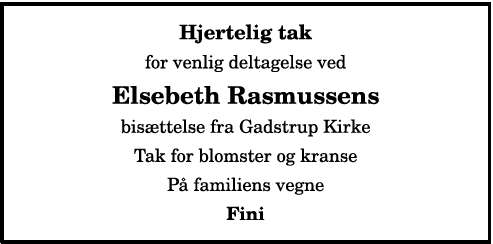 Elsebeth Rasmussen - 1210392877