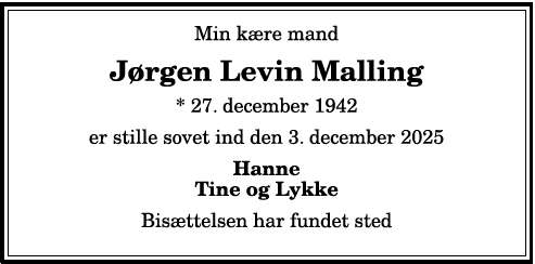 Jørgen Levin Malling - 1210393475
