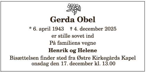 Gerda Obel - 1210393710