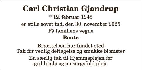 Carl Christian Gjandrup - 1210393264