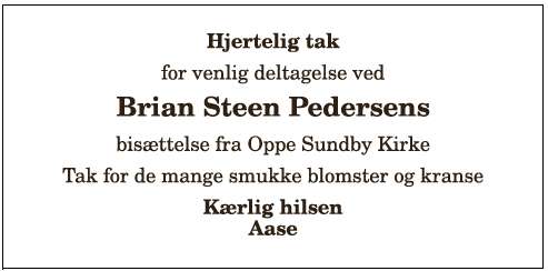 Brian Steen Pedersen - 1210394049