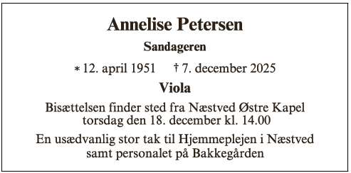 Annelise Petersen - ID 69674