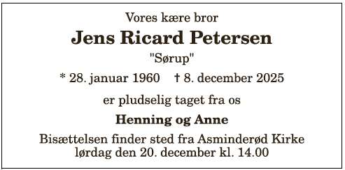Jens Ricard Petersen - 1210394230
